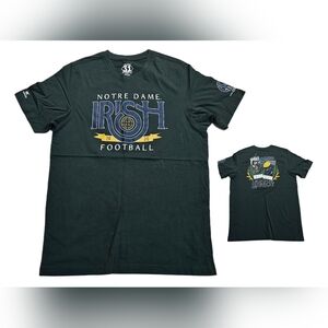 Notre Dame Fighting Irish Football T-Shirt 2020 Green NCAA College Tee Men XL ND